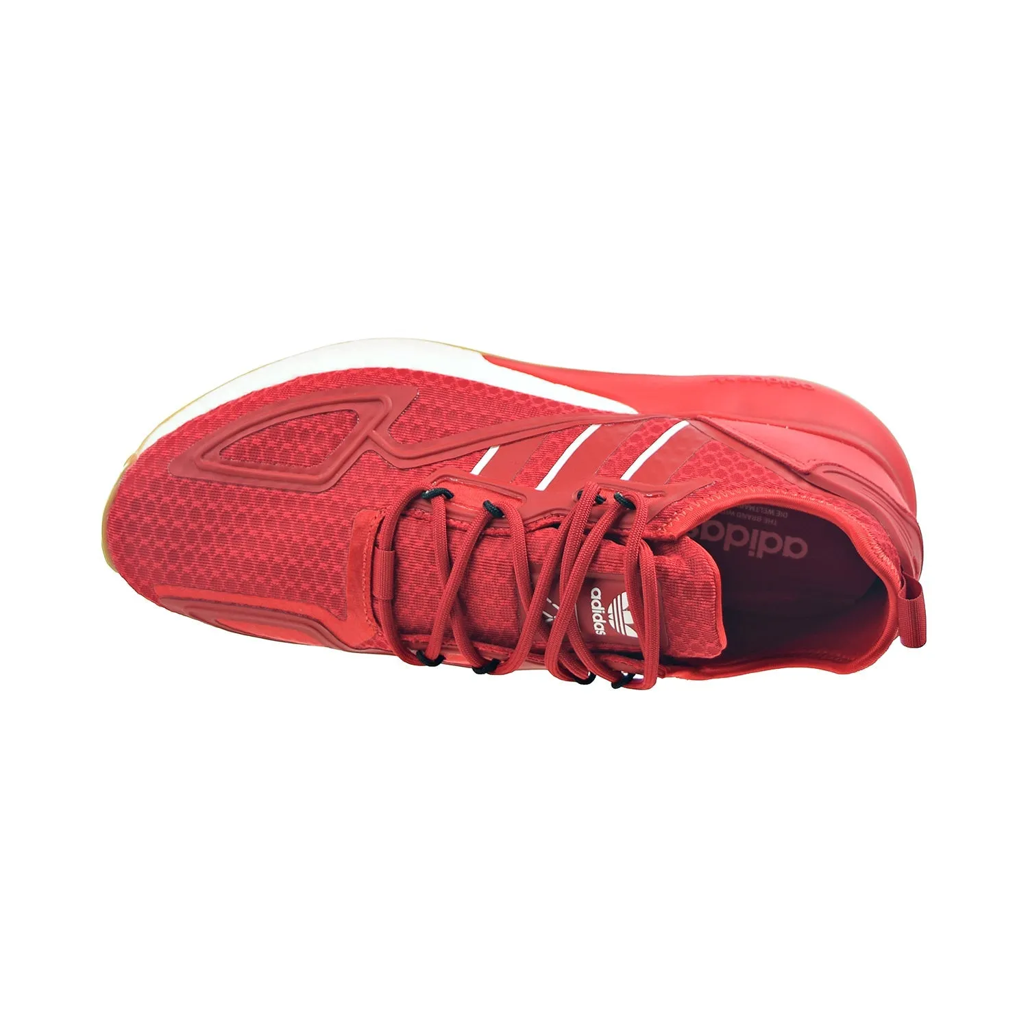 Adidas ZX 2K Boost Men's Shoes Scarlet-Cloud White-Gum
