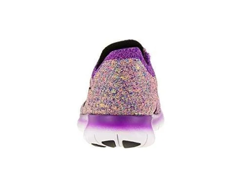 Nike Women's Free Running Motion Flyknit Shoes, Hyper Violet/Gamma Blue/Concord/Black - 8.5 B(M) US