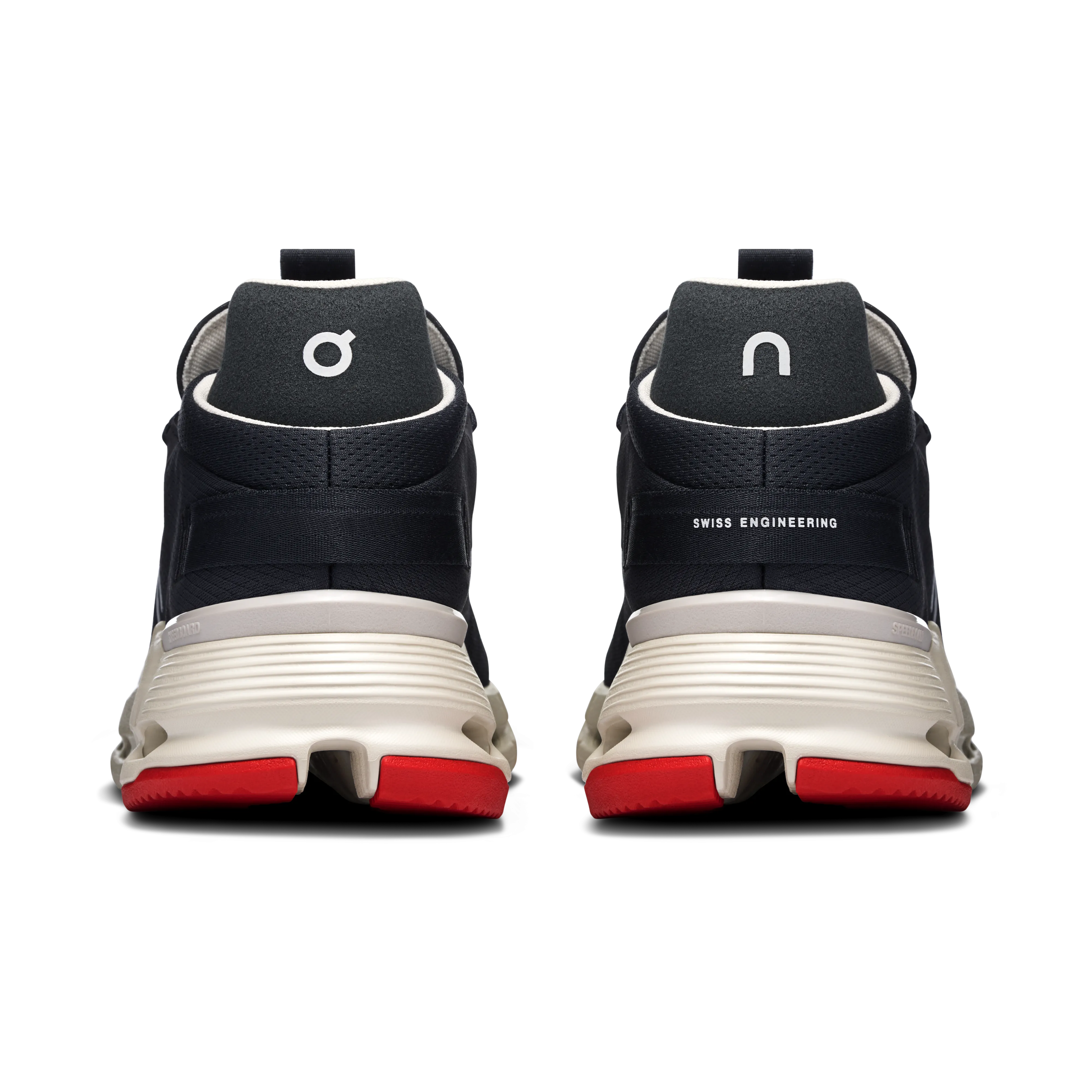 On Running Men's Cloudnova 2 Shoes - Black / Red